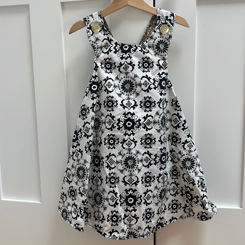 NEW Right Bank Babies Reversible Apron Dress - 6